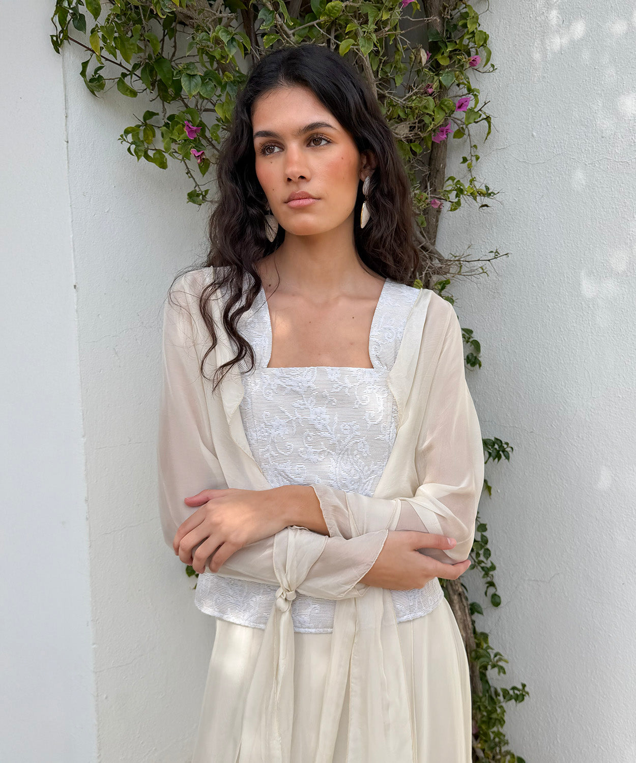 Blusa capa seda