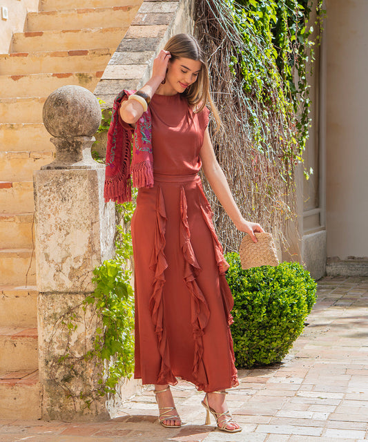 Falda Rivera siena