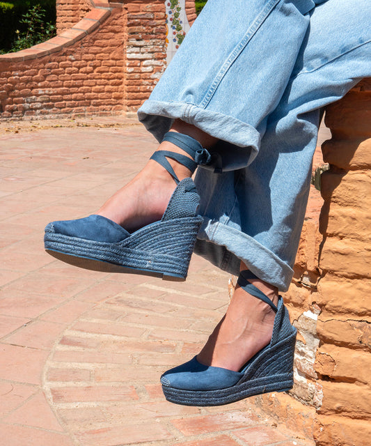 Cuñas basic blue jeans
