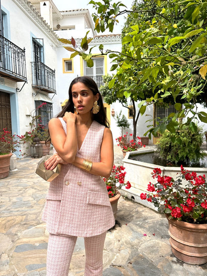 Conjunto traje cuadros
