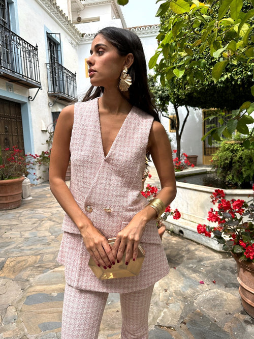 Conjunto traje cuadros