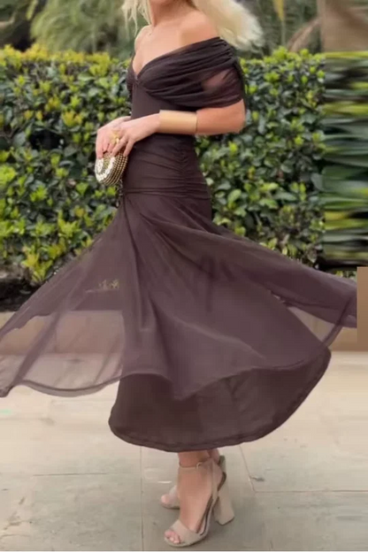 Louise | Vestido Maxi de Fiesta Elegante con Escote en V