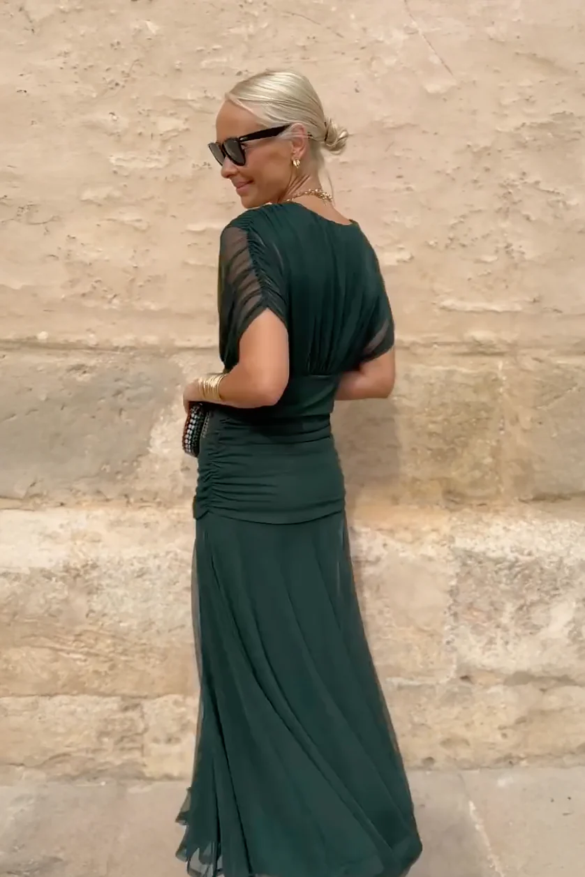 Louise | Vestido Maxi de Fiesta Elegante con Escote en V
